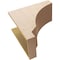 Ekena Millwork 12"W x 24"D x 24"H Classic Moab Rough Cedar Woodgrain TimberThane Corbel, Primed Tan CORUR12X24X24MOARCPR - alternate 4